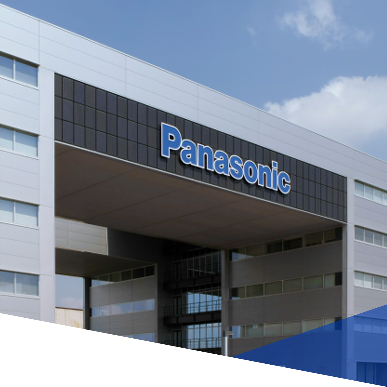 Building with Panasonic logo