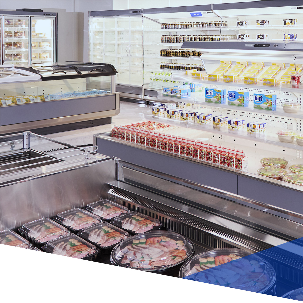 Supermarket interior image