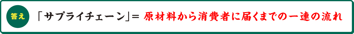 「サプライチェーン」