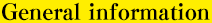 General information 