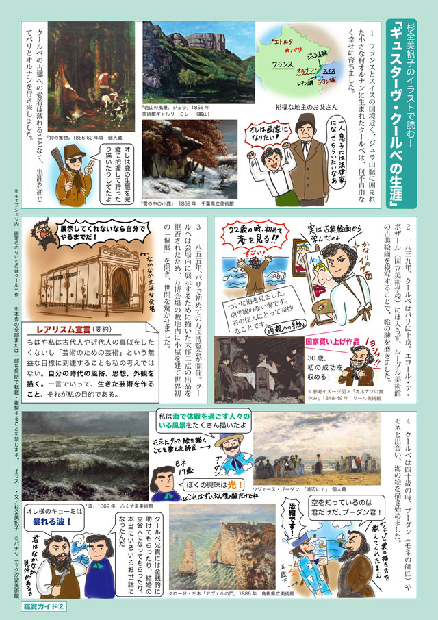 2.	クールベの生涯(p.2~3)