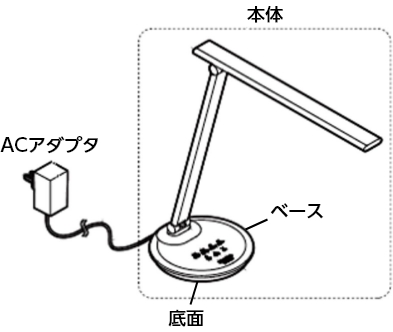 イラスト:LEDデスクスタンド