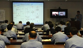 写真：QVP活動の発表会の様子