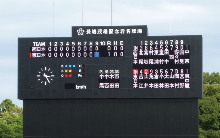 野球場スコアボード表示システム