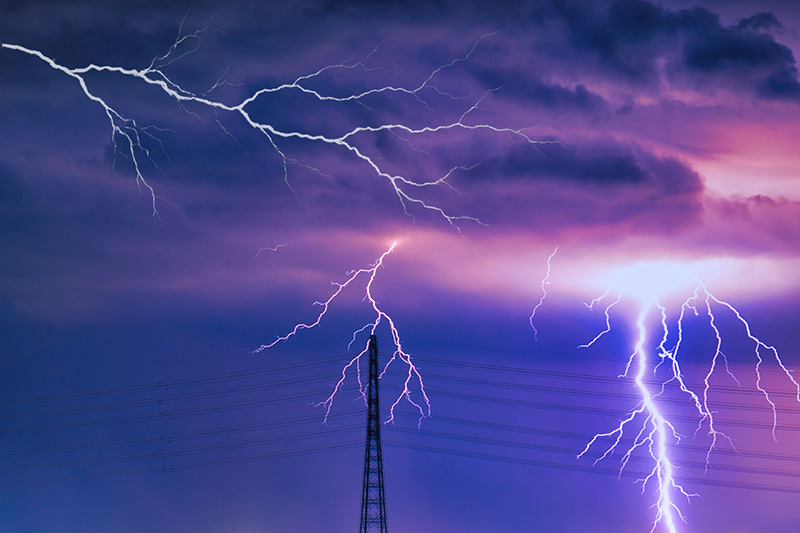落雷の主な種類