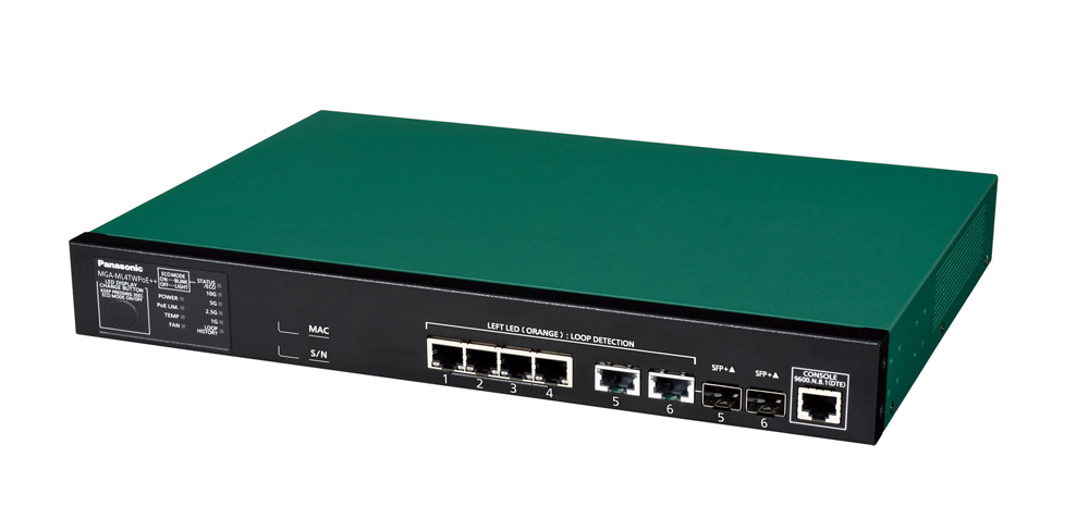 100/1000/2.5G/5GBASE-T(マルチGIGA)×金属筐体