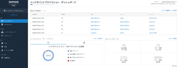 クラウド管理のため管理サーバ不要