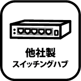 他社製スイッチングハブ
