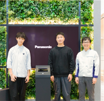 パナソニック HVAC & CC株式会社 デザイン担当の澤田さん、商品企画担当の立石さん、設計開発担当の松永さんの社員インタビューサムネイル