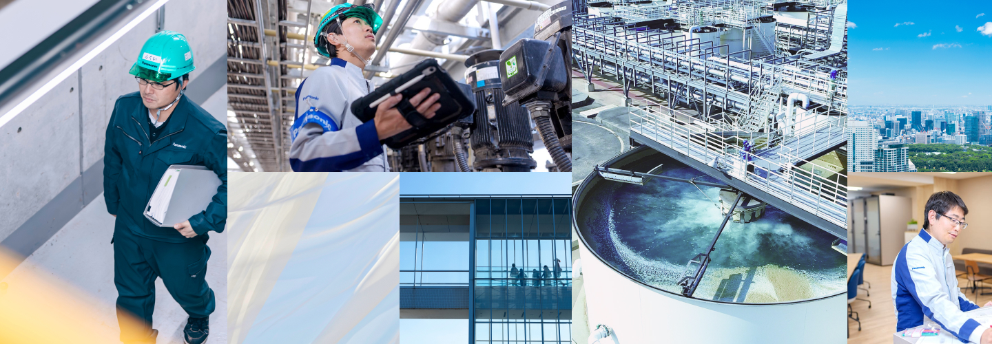 インフラ・設備メンテナンスの現場、社会を支える幅広い技術とプロフェッショナルな姿を映した画像