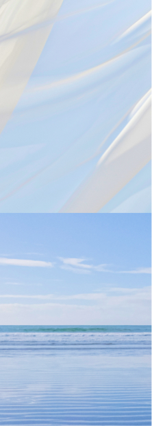 空気と水の循環を象徴する、青空の風景と空気の流れを感じるイメージ画像