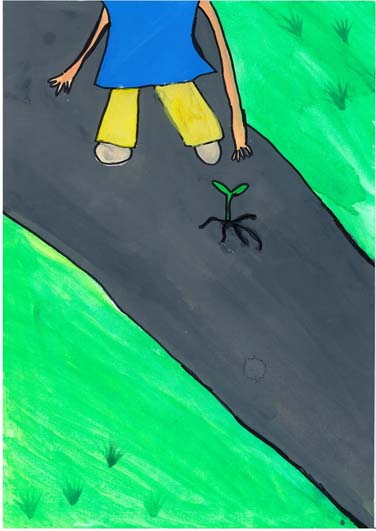 一本の芽