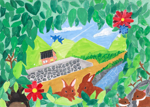 里山の風景