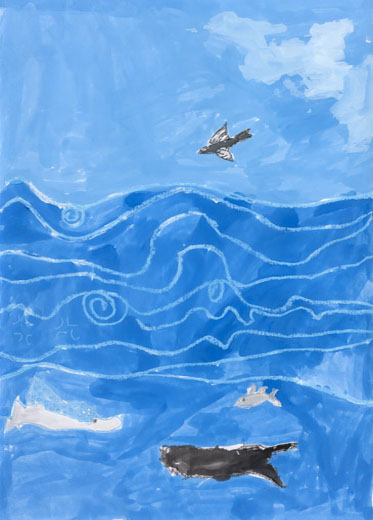 水と海