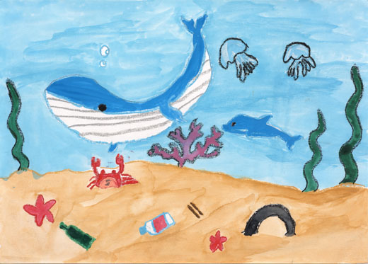 ゴミと海