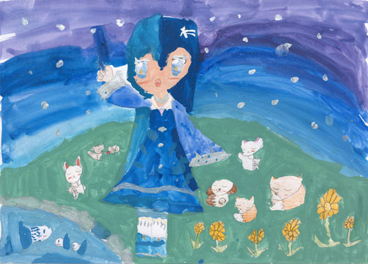 星の女の子