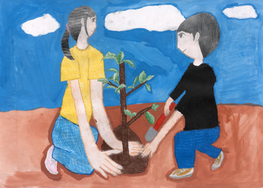 未来への植樹