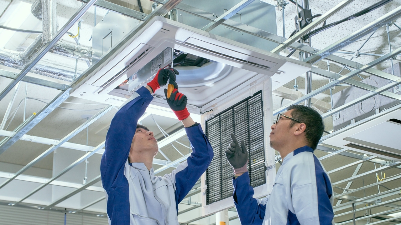 トレーニングセンターでの技術講習の様子