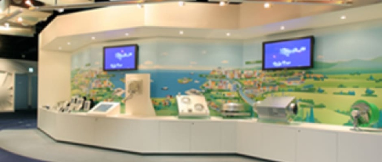 ビルや住宅、工場など多岐にわたるソリューションの展示マップ