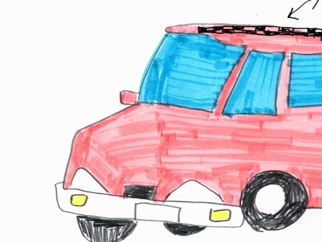 植物、家、笑顔の人が地球を取り囲んでいるイラスト