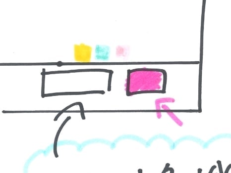 エアコンと空気清浄機が合体したイラスト