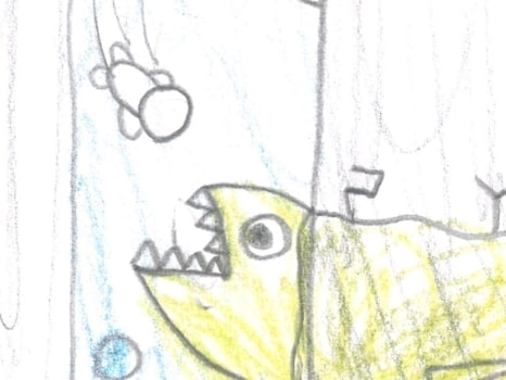 人がアスレチックで遊んでいるイラスト