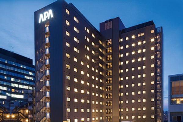 アパホテルの外観画像