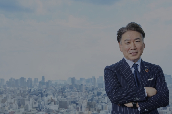 社長あいさつページへのリンク画像