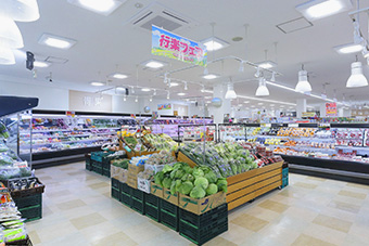 青果売場 写真