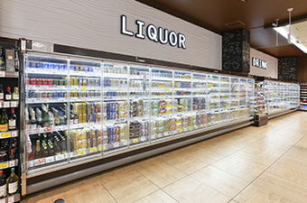 酒・飲料売場 写真