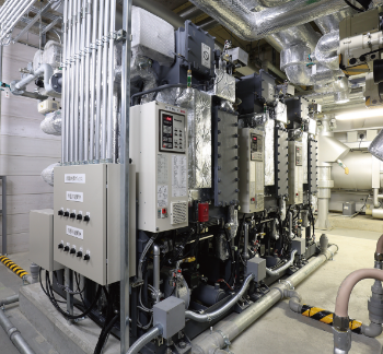 設置写真:ガス焚吸収冷温水機 VM30L-5