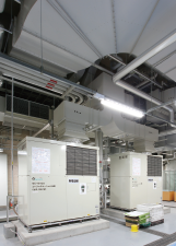 発電機から出る廃熱を利用