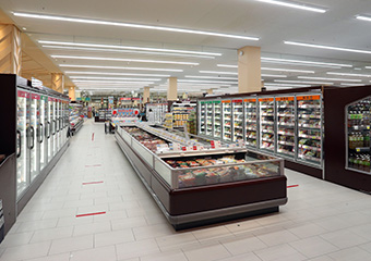 冷凍食品売場 写真
