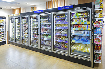 冷凍食品売場 写真