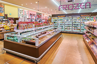 冷凍食品売場 写真