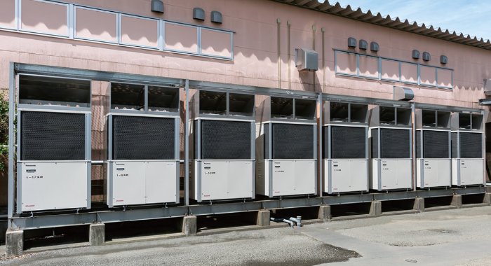 設置写真:GHP室外機 U-GH280U1DR/U-GH560U1DR