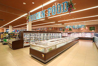 冷凍食品売場 写真