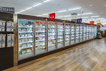 冷凍食品売場 写真