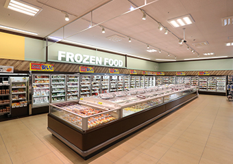 冷凍食品売場 写真