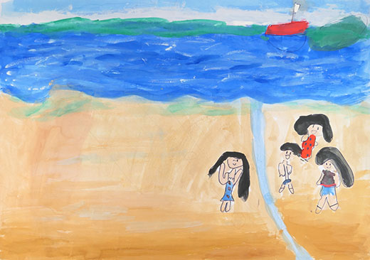 蒲郡の海