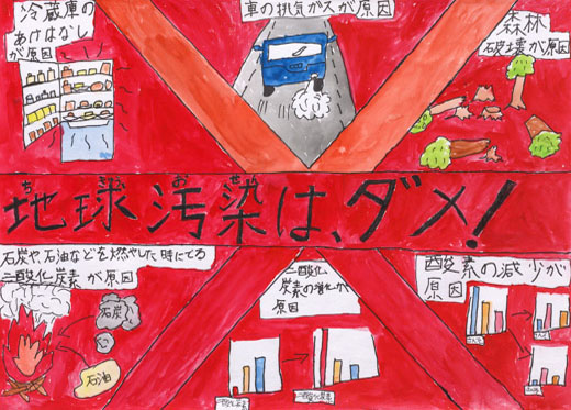 地球汚染はダメ!