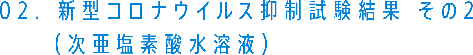 02.新型コロナウイルス抑制試験結果その２