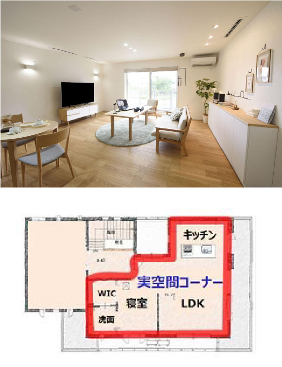 IAQラボの実空間コーナーの写真