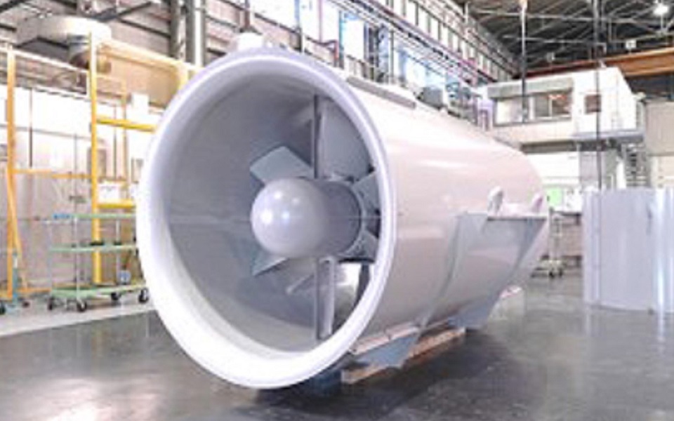 トンネル換気設備生産ライン