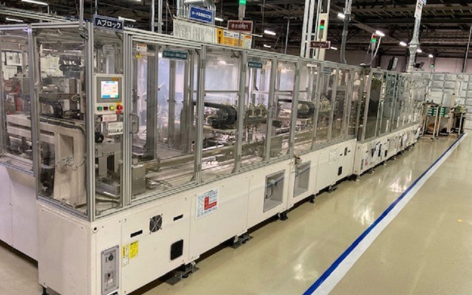 モーター生産ライン