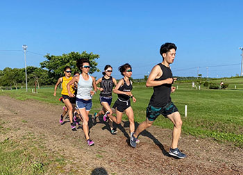 エンジェルスで集団走