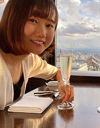 戸部選手乾杯