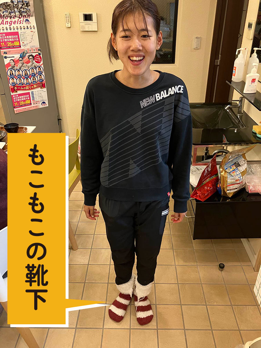 もこもこの靴下