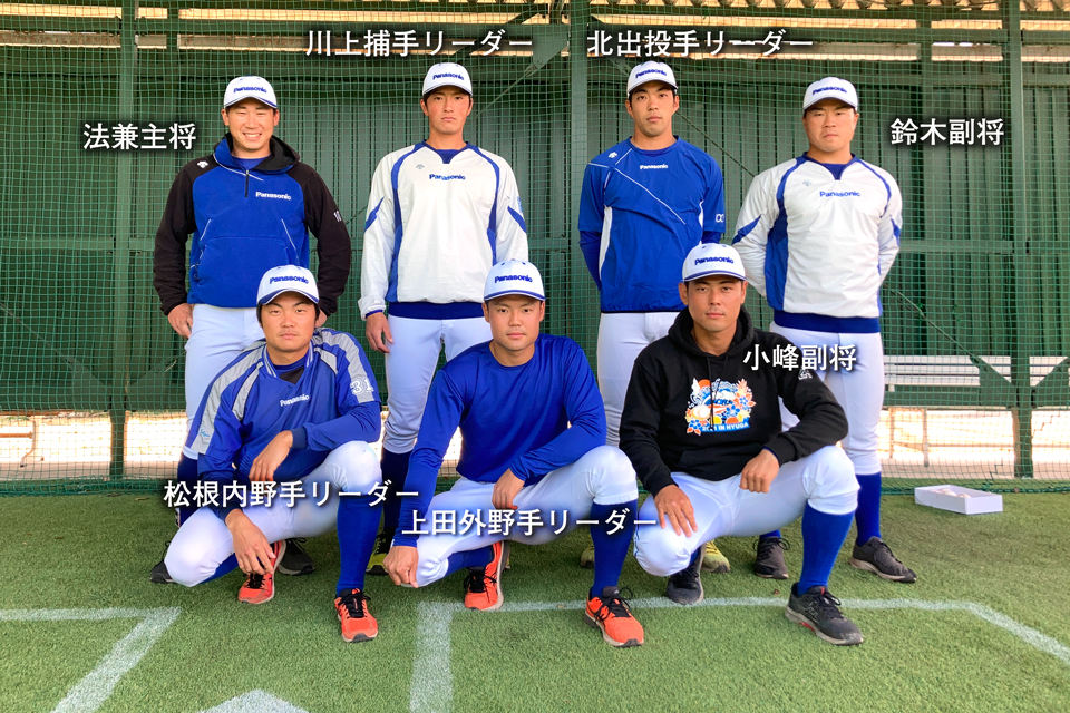 今年導入したポジションリーダー制の各リーダーとキャプテン達