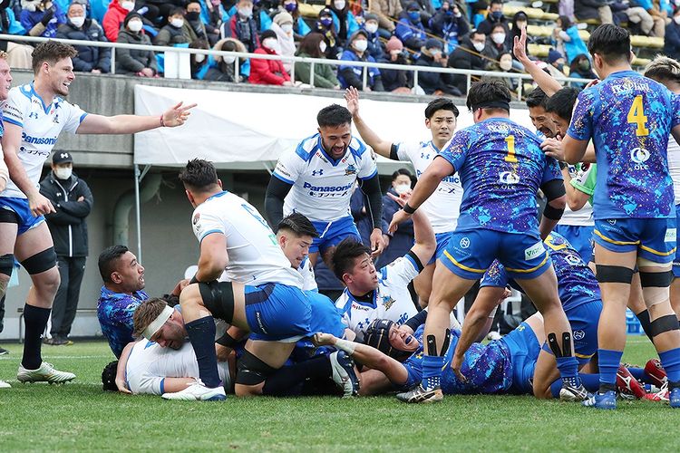 坂手選手のトライ